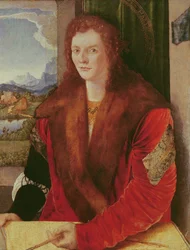 Portrait of a Young Man or Portrait of a Young Man Represented as Saint Sebastian, c.1499